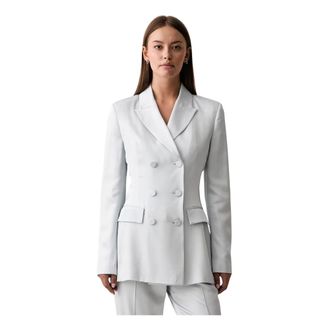 Trussardi Jassen, Dames, Blauw, S, Blazer