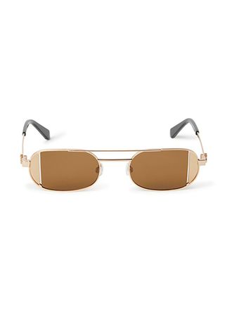 Off-white Oval Frame Sunglasses