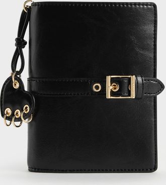 Charles & Keith Rey Heart Belted Passport Holder