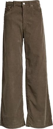 Pantaloni Torino button-fastening corduroy pants - Brown