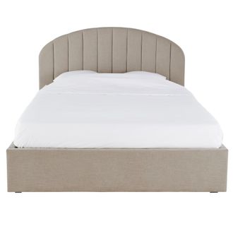 Maisons du monde Canap&eacute; abatible de poli&eacute;ster reciclado gris 180x200 cm con somier