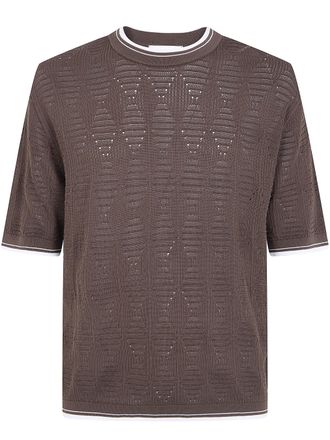 Laneus Knitted T-Shirt Man