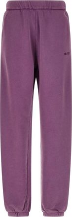 The Attico Purple Logo Joggers