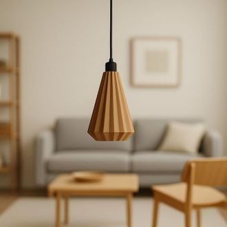 GreenIce Lampada a sospensione Lindor, rosone beige/nero/cavo nero
