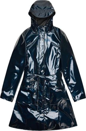 Rains Mujer, Abrigos, Azul, Talla: L