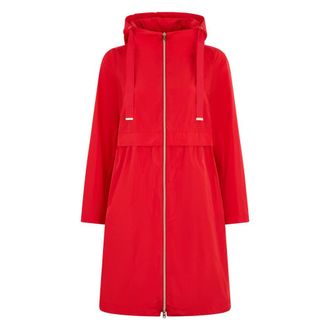 Herno Parkas, female, Red, Size: L Long Jacket with Hood