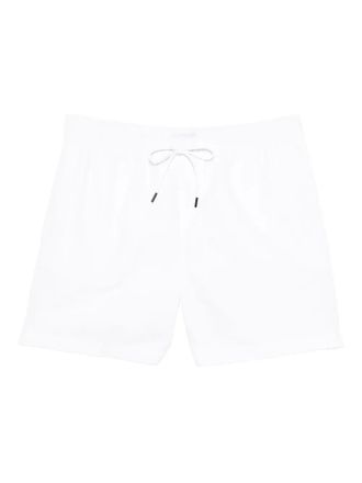 Calvin Klein drawstring swim shorts - White