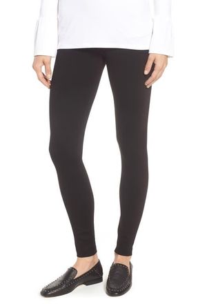 Lyssé ntials Center Seam Ponte Leggings in Black at Nordstrom, Size X-Small