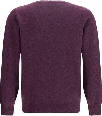 Brunello Cucinelli Mens Purple Cashmere Sweater Clothing