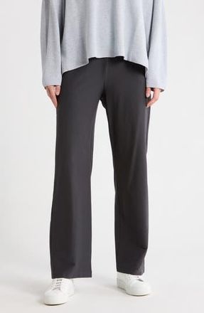 Eileen Fisher Pull-On Straight Leg Pants in Graphite at Nordstrom Rack, Size Xx-Small