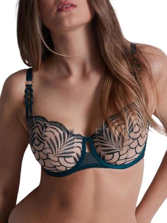 Aubade Womens Hypnolove Half Cup Bra - Green - Size 36C