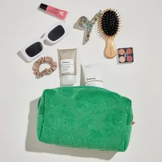 Urban Expression Palm Breeze Cosmetic & Travel Organizer Pouch in Green at Nordstrom