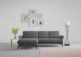 Sit&more Ecksofa »Fashion L-Form« wahlweise mit Kopfteilverstellung und Vorziehsitz, motorisch