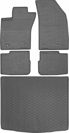 OEM Juego De Alfombrillas De Goma Para Coche Y Alfombrilla Para Maletero Para Fiat Tipo Hatchback A Partir De Febrero De 2017