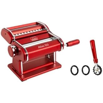 Marcato Atlas 150 Rossa M&aacute;quina De Pasta Roja Elegante