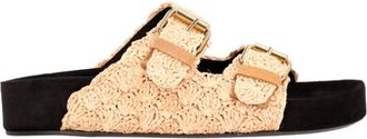 Isabel Marant Sliders, female, Beige, 5 UK, Stylish Lennyo Sandals for Summer