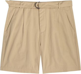 Oliver Spencer Belted Cotton Shorts - Beige - 38 (W38 / Xxl)