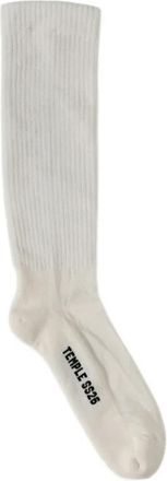 Rick Owens Calzini in maglia - Heren - Sokken - Wit - S - Ondergoed