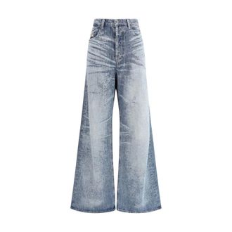 Diesel Wide Jeans, female, Blue, W28, The D-Sire 1996 Jeans