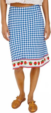 Rails Grazia Skirt In Gingham Tomatoes
