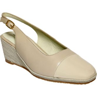 David Tate Sheyla Slingback Wedge Pump in Light Taupe at Nordstrom, Size 10.5