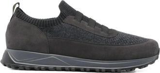 Doucal's Ribbed-Panel Trainers - male - Doucals - Sneakers - Brown - 12 UK - Shoes