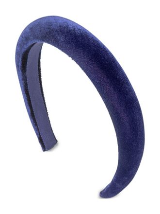 Jennifer Behr Tori headband - women - Silk/Silk Velvet - One Size - Blue