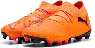 Puma Fussballschuh PUMA FUTURE 8 MATCH FG/AG, Gr. 42,5, heat fire, puma schwarz, ravish, Synthetik, Schuhe Fussballschuh, f&uuml;r Rasenpl&auml;tze