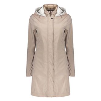 Moorer Parkas, female, Beige, Size: XS Goose Down Hooded Jacket with Zip