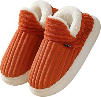 Generic Womens Plush Cloud Slippers, Cozy Fleece-Lined House Shoes, Anti-Slip, Insulated, Thick-Soled Cotton-Lined Shoes, Unisex Winter Cozy Fashion Slippers 