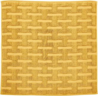 done. Badematte »Delia« Höhe 10 mm rutschhemmend beschichtet fussbodenheizungsgeeignet Badteppich, Uni-Farben, Hoch-Tief Effekt, reine Baumwolle, waschbar