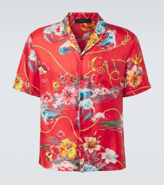 Gucci Floral silk twill bowling shirt
