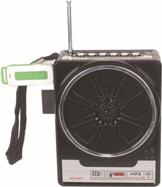 Trade Shop Trade Shop - Mini Cassa Speacker Portatile Con Radio Fm Porta Usb Letto Sd Mp3 Audio Musica