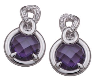 Orphelia Dames 925 Sterling Zilveren Stud Oorbellen - Zilver ZO-5906