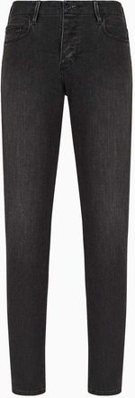 Emporio Armani Heren J11 Skinny Jeans (Zwart)