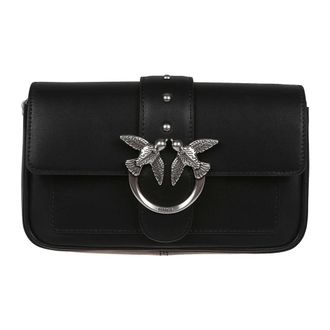 Pinko Pinko, Tassen, Dames, Zwart, ONE Size, Love One Pocket Simply Bag