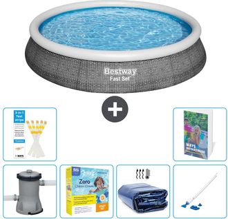Bestway Piscina Bestway Fast Set Redonda - 396x84 Cm - 7-piezas S196
