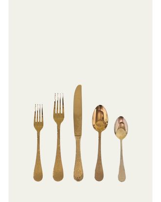 Mepra Coccodrillo Bronzo 20-Piece Flatware Set