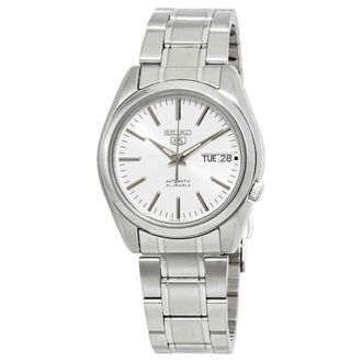 Seiko Series 5 Automatic White Dial Mens Watch SNKL41