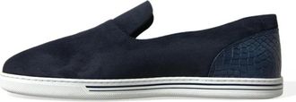 Dolce & Gabbana Saint Tropez Loafers - Heren - Loafers - Blauw - 39 EU - Leer - Schoenen