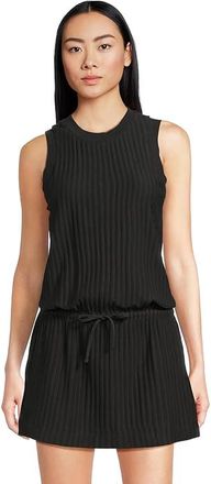 L*Space Upbeat Dress Womens Dress Black : MD, Cotton/Modal
