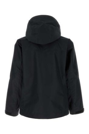 Prada Mens Black Polyester Windbreaker Nero Exterior: Recycled Giubbini