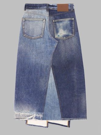 Our Legacy Organic Cotton Denim Skirt