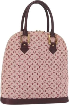 Louis Vuitton Pre-owned Handbags, female, Red, Size: ONE SIZE Pre-owned Canvas Handbag
