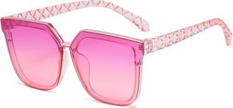 Generic Mens Outdoor Vacation Sunglasses Driving Sports Women Decorative Sun Glasses(Pink)