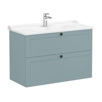 Vitra Mobile da bagno con lavabo Root 100x67x46 cm verde opaco (ROOTC100GINTC) - Vitra