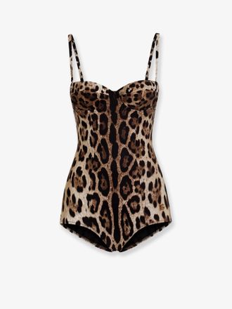 Dolce & Gabbana One-piece swimsuit with animal print - DOLCE & GABBANA - gender_Woman