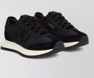 Moncler leather low-top sneakers