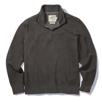 Grayers Mens Dunlop Reverse Quarter Zip In Beluga