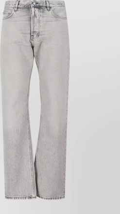 Haikure cotton slim-fit straight-leg jeans